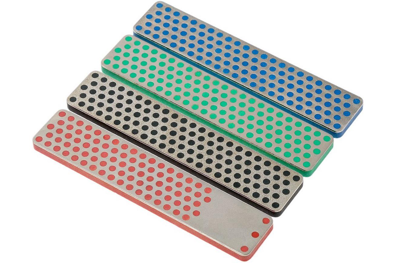 DMT Diamond Sharpener Kit, set van 4 pocketslijpstenen, W4K