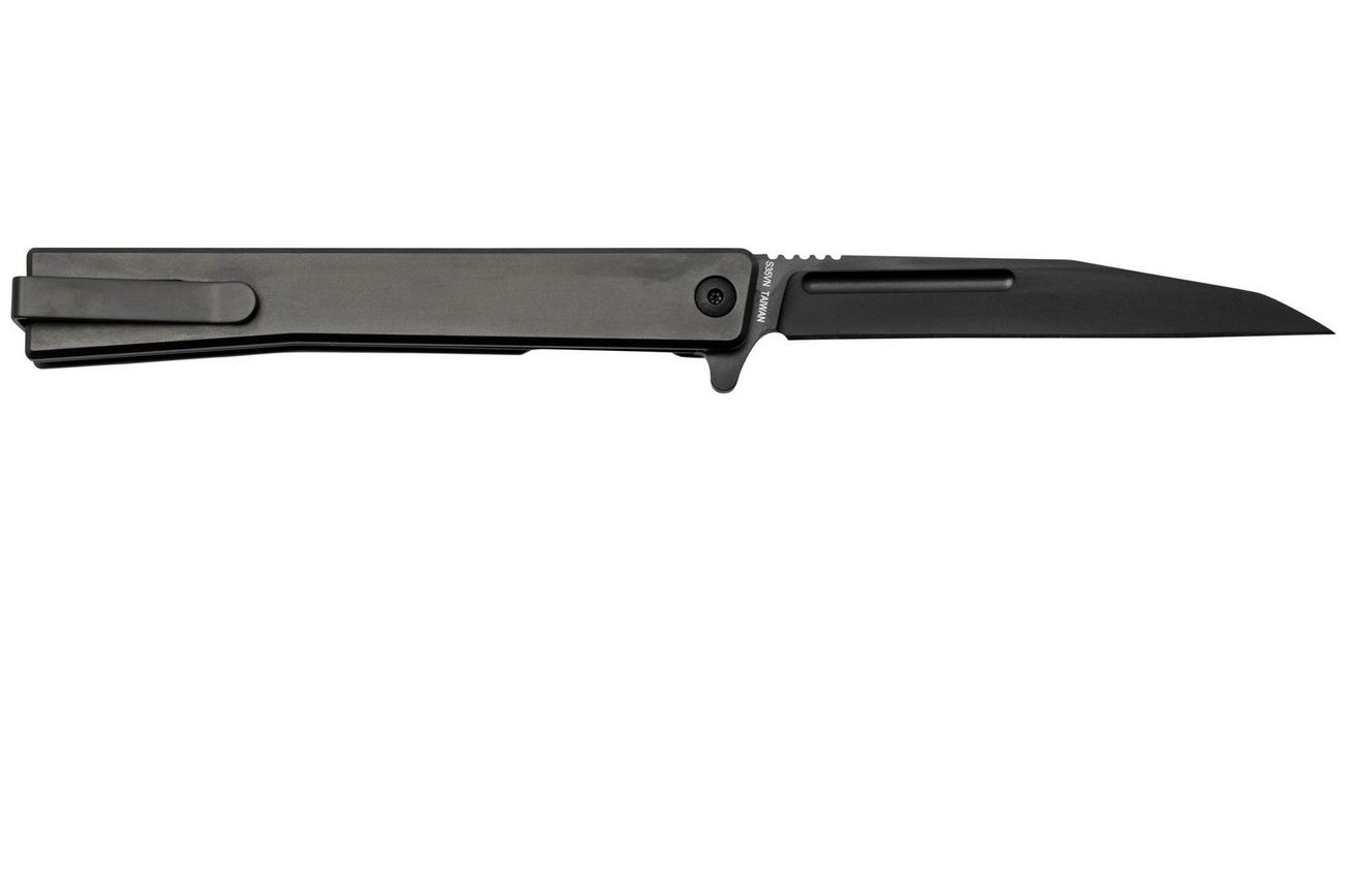 Ocaso Solstice 8WTB, S35VN Wharncliffe Black Titanium, zakmes