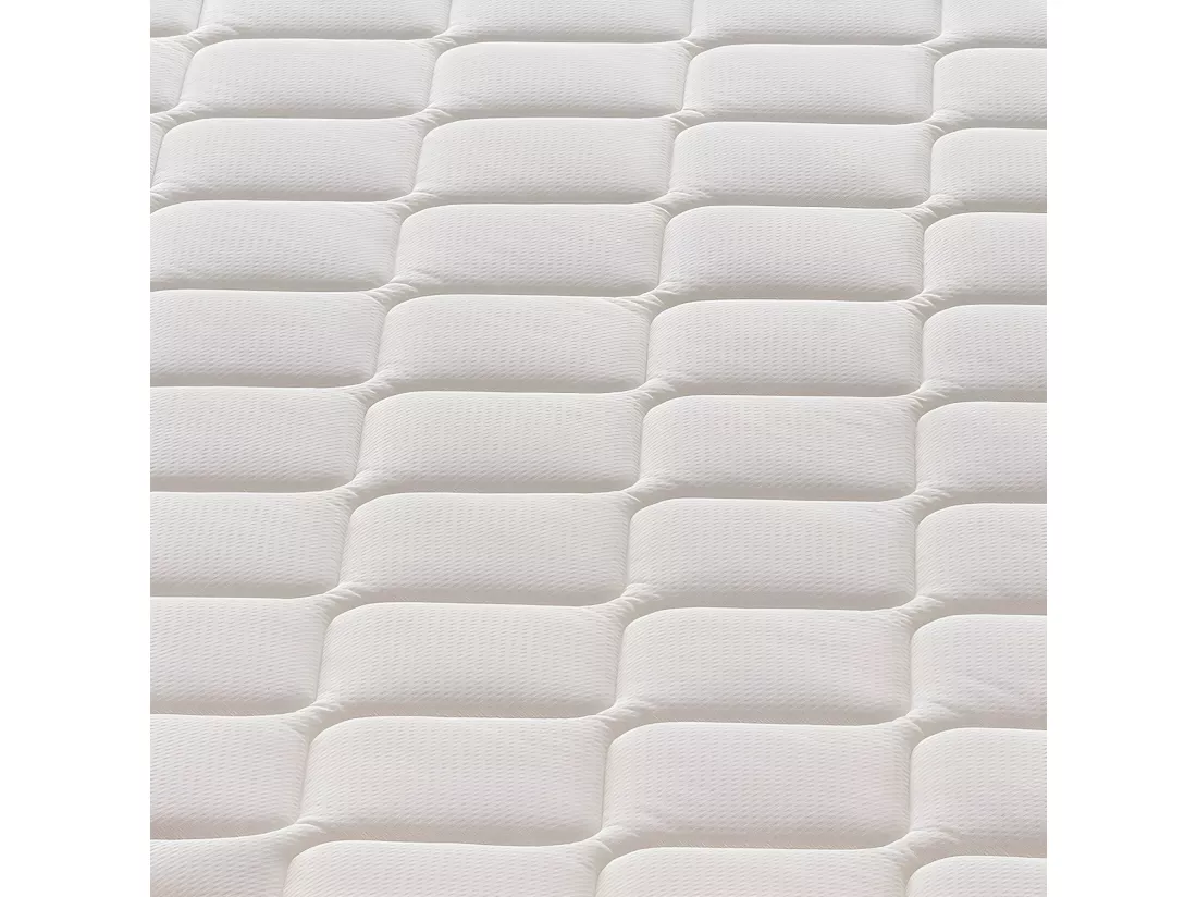 Matelas à ressorts ensachés et mousse mémoire - 9 zones différentes 80x190 cm