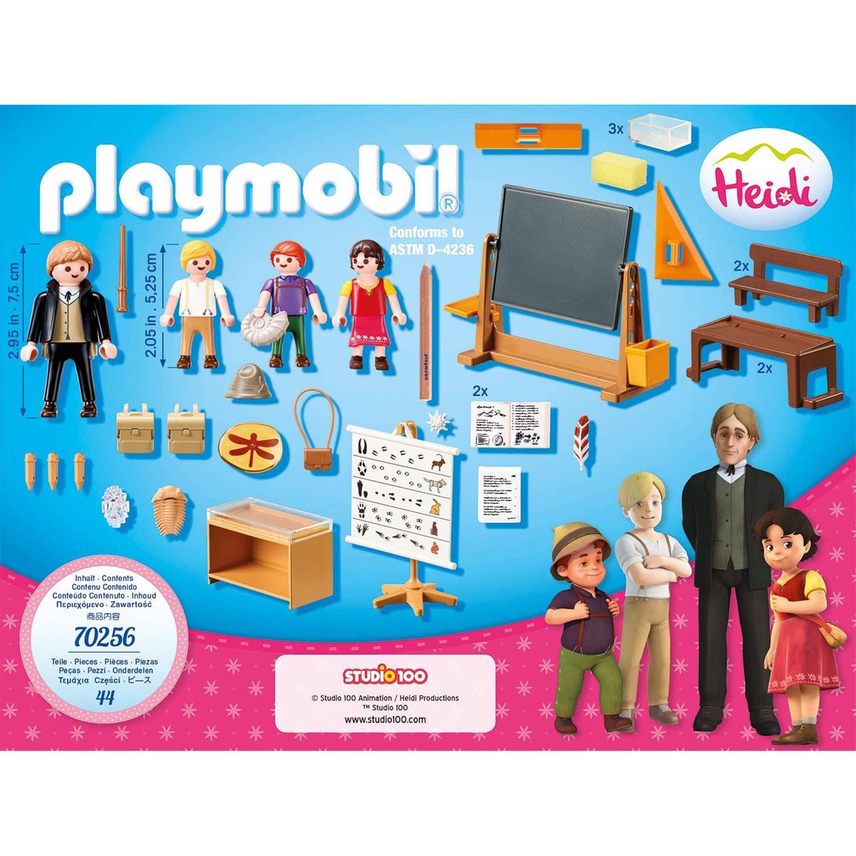 PLAYMOBIL® 70256 - Heidi - Schulunterricht im Dörfli