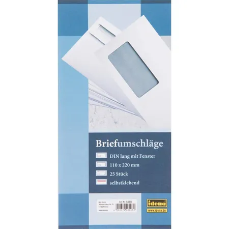 Idena BU DIN lang SK MF, 75g/m², 25 Stück