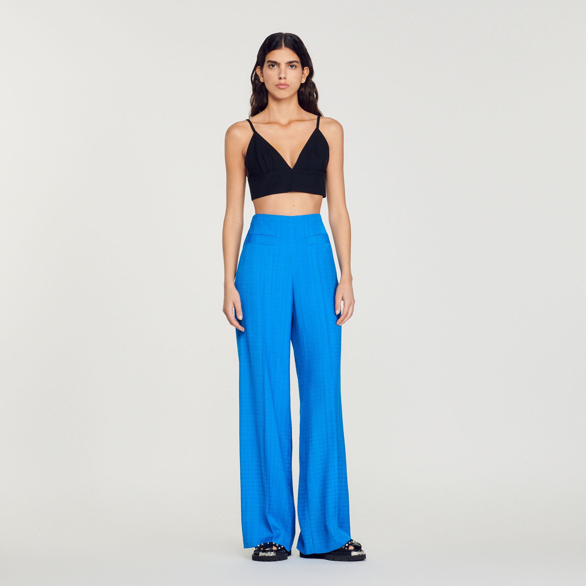 Pantalon taille haute
