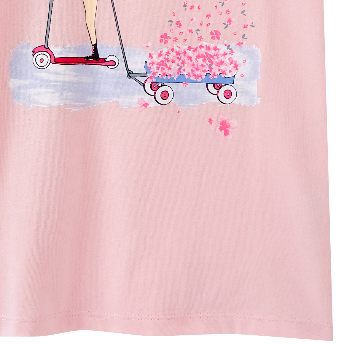 Topolino Mädchen T-Shirt mit Pailletten rosa