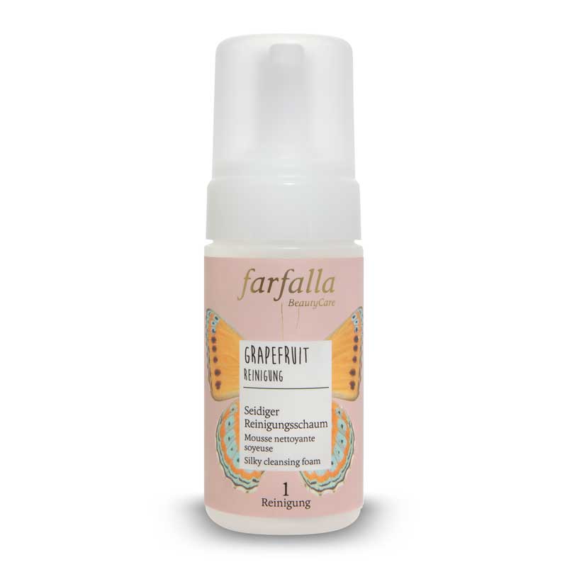 Farfalla Seidiger Reinigungsschaum Grapefruit 120 ml