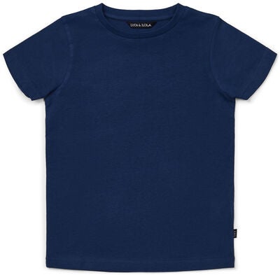 Luca & Lola San Marino T-Shirt 2-pack, Grey Melange/Navy