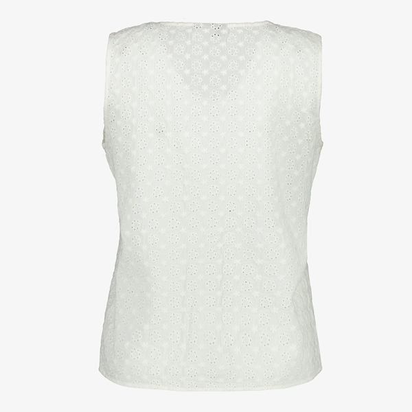 TwoDay mouwloze dames blouse wit