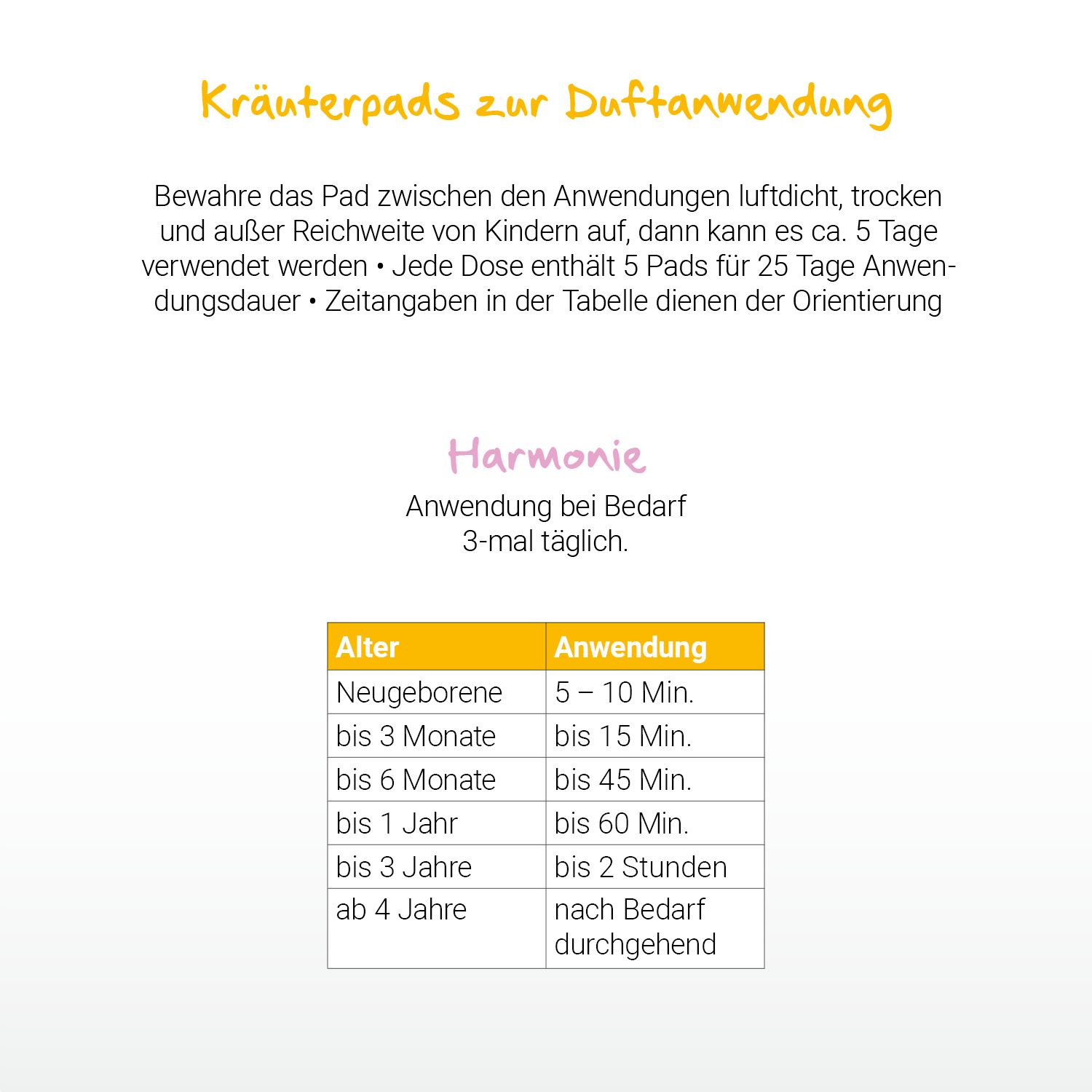 LÖWENKIND Harmonie-Kräuterpads Nachfüllpackungen