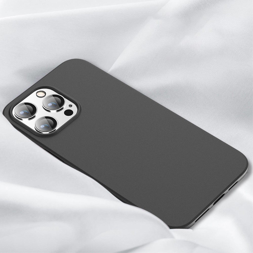 iPhone 15 Pro Max Gummi Case Hülle Ultra Thin - Schwarz