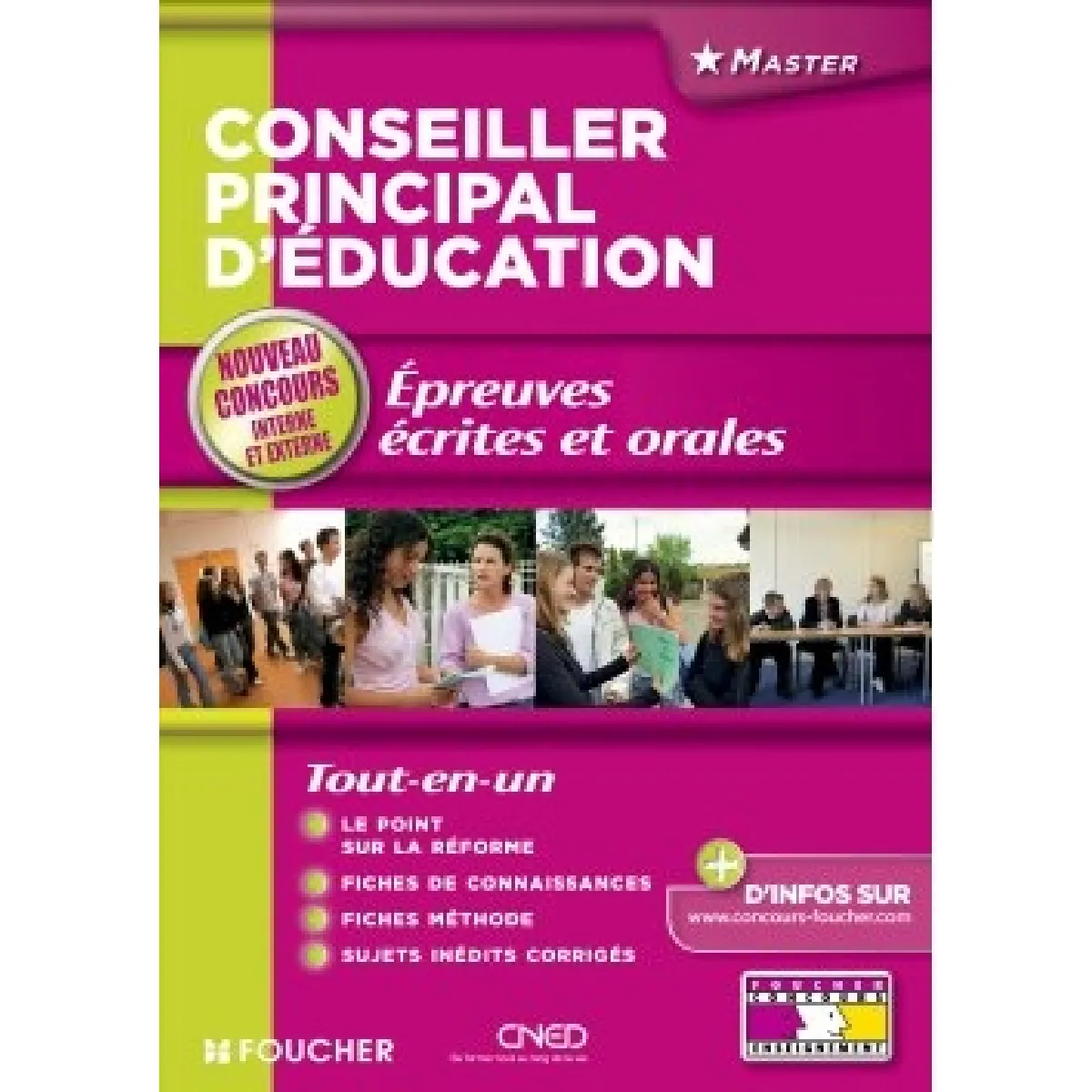 Conseiller principal d'éducation : épreuves écrites et orales : nouveau concours interne et externe · Occasion