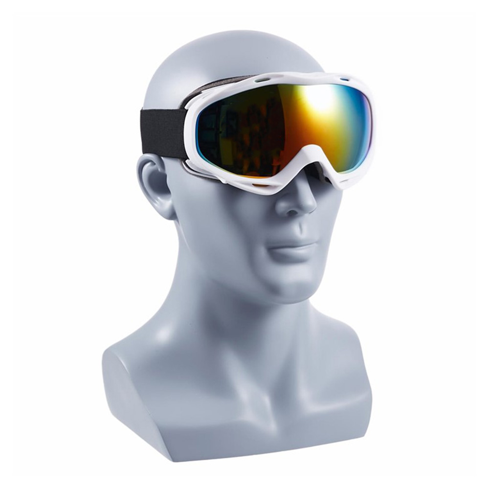 Motocross Brille Winter Ski Sportbrille mit UV-Schutz - Weiss / Bunt