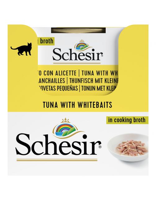 Schesir Kat Bouillon 70 g - Kattenvoer