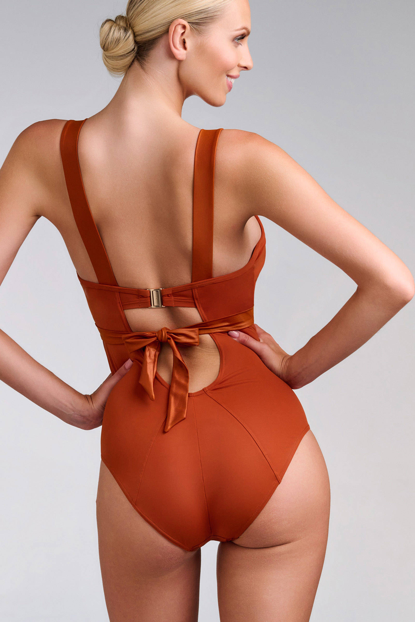 marlies dekkers badpak Cache Coeur met beugel brique