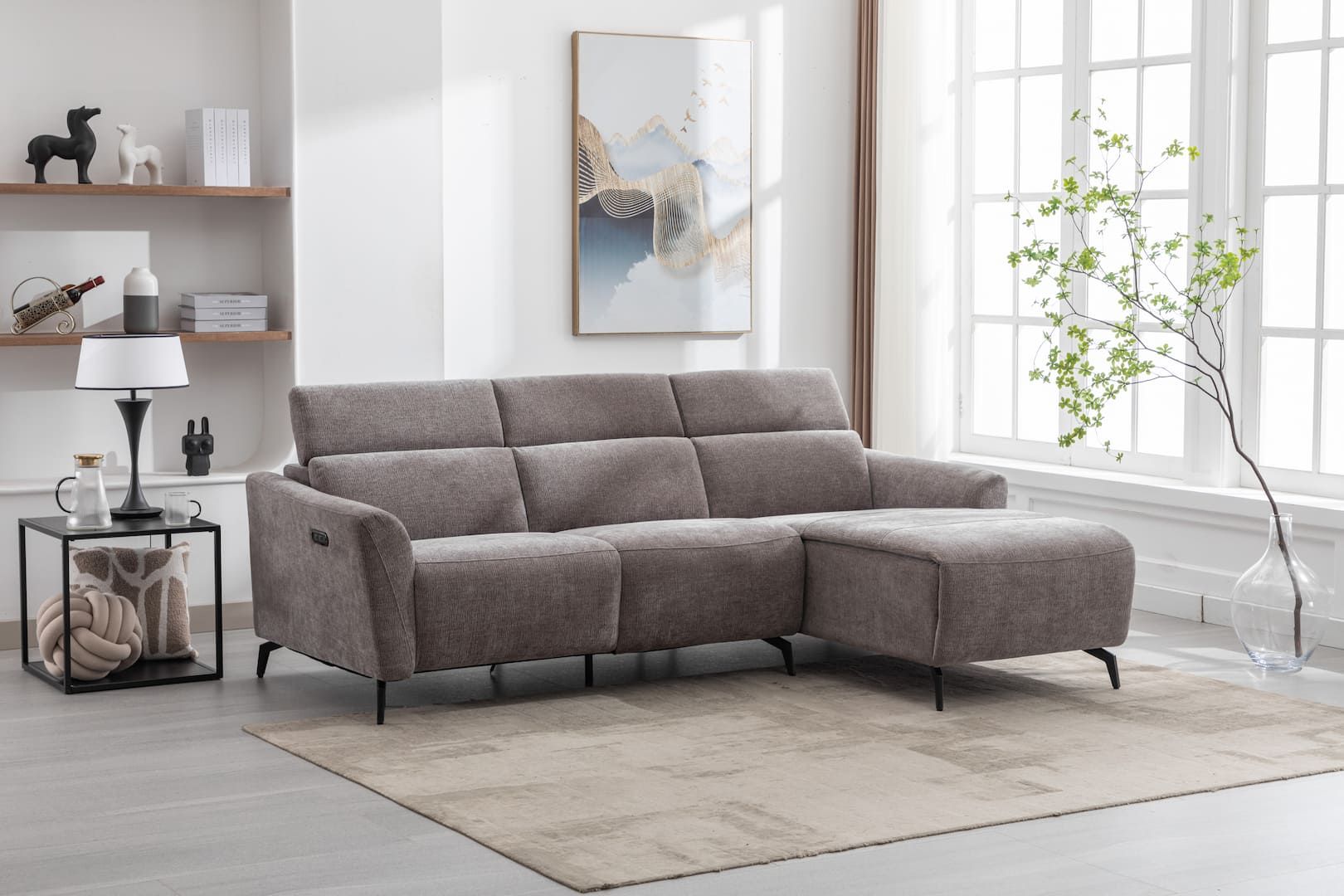 OPTI LIVING Ecksofa Madlen