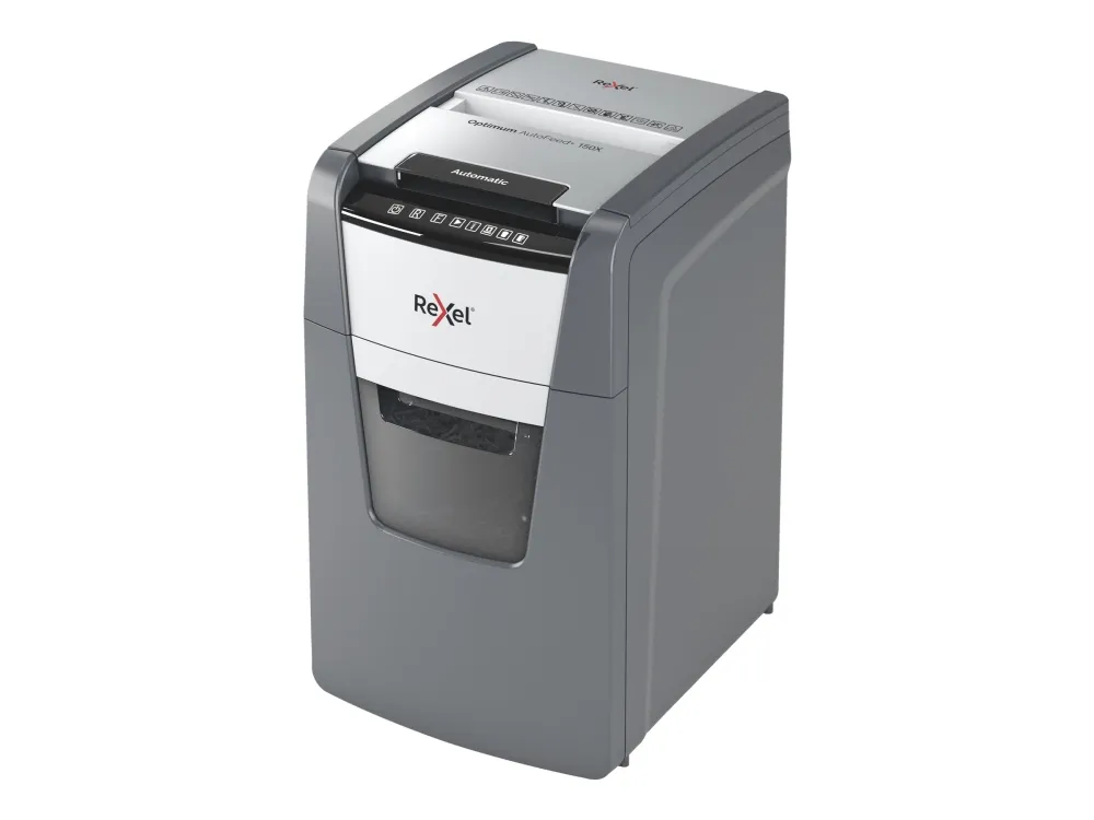 Makulator Rexel Optimum AutoFeed  150X krydsmakulering 4x28 mm (P-4)