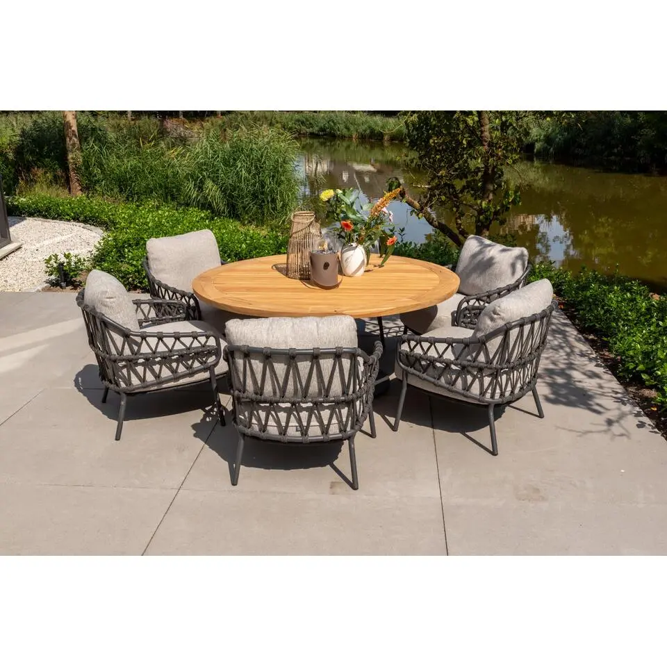 4 Seasons Calpi low dining stoel - antraciet (1 stuk)