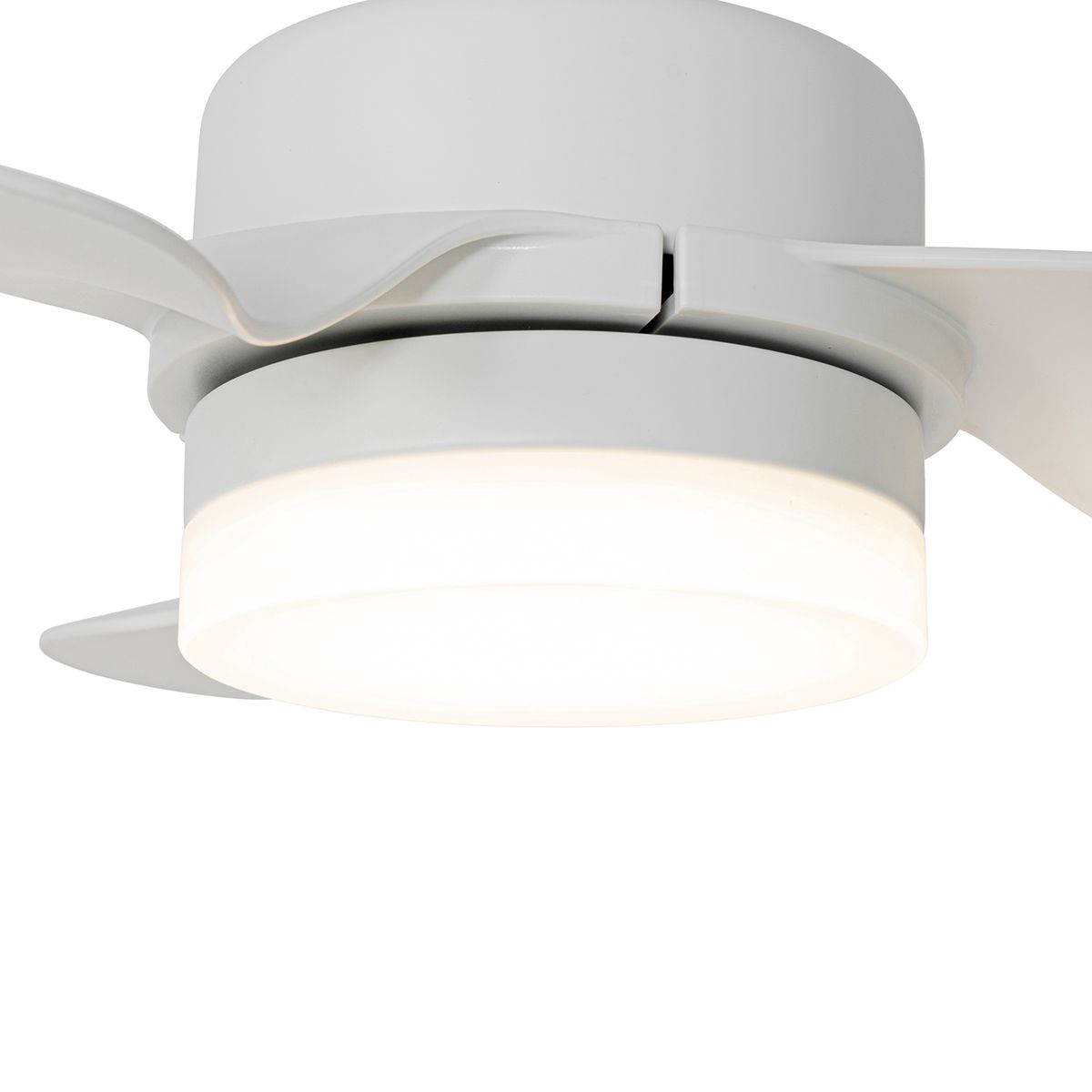 Plafondventilator wit 86.7cm incl. LED dimbaar met afstandsbediening - Yuki