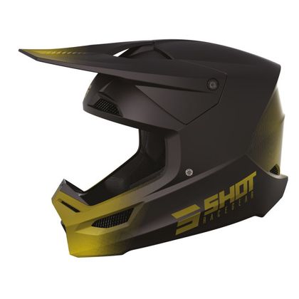 Casque cross Shot RACE - DRAW 2024 - Jaune
