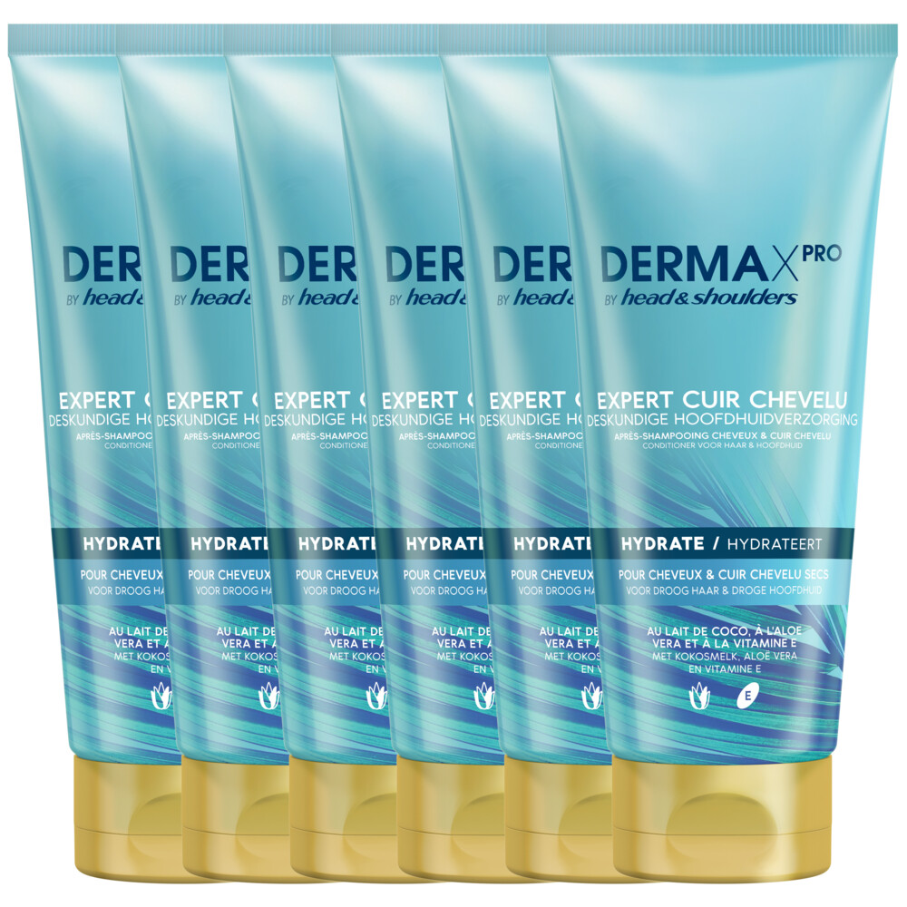 6x Head & Shoulders Conditioner DERMAxPRO200 ml
