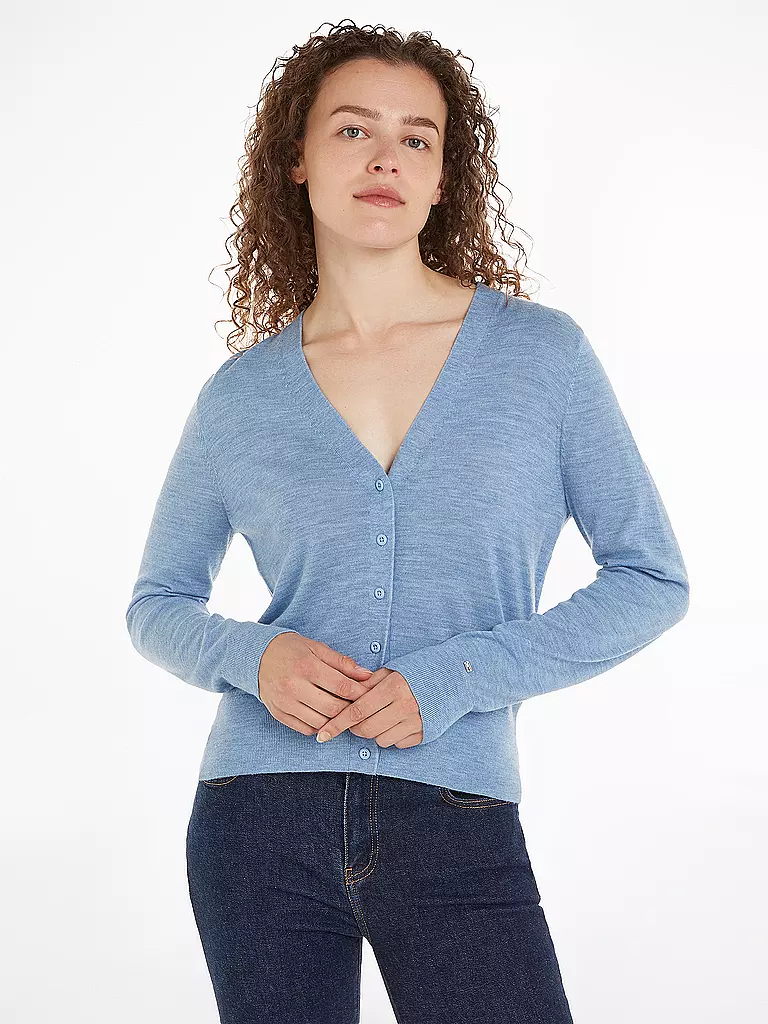 TOMMY HILFIGER Cardigan  blau