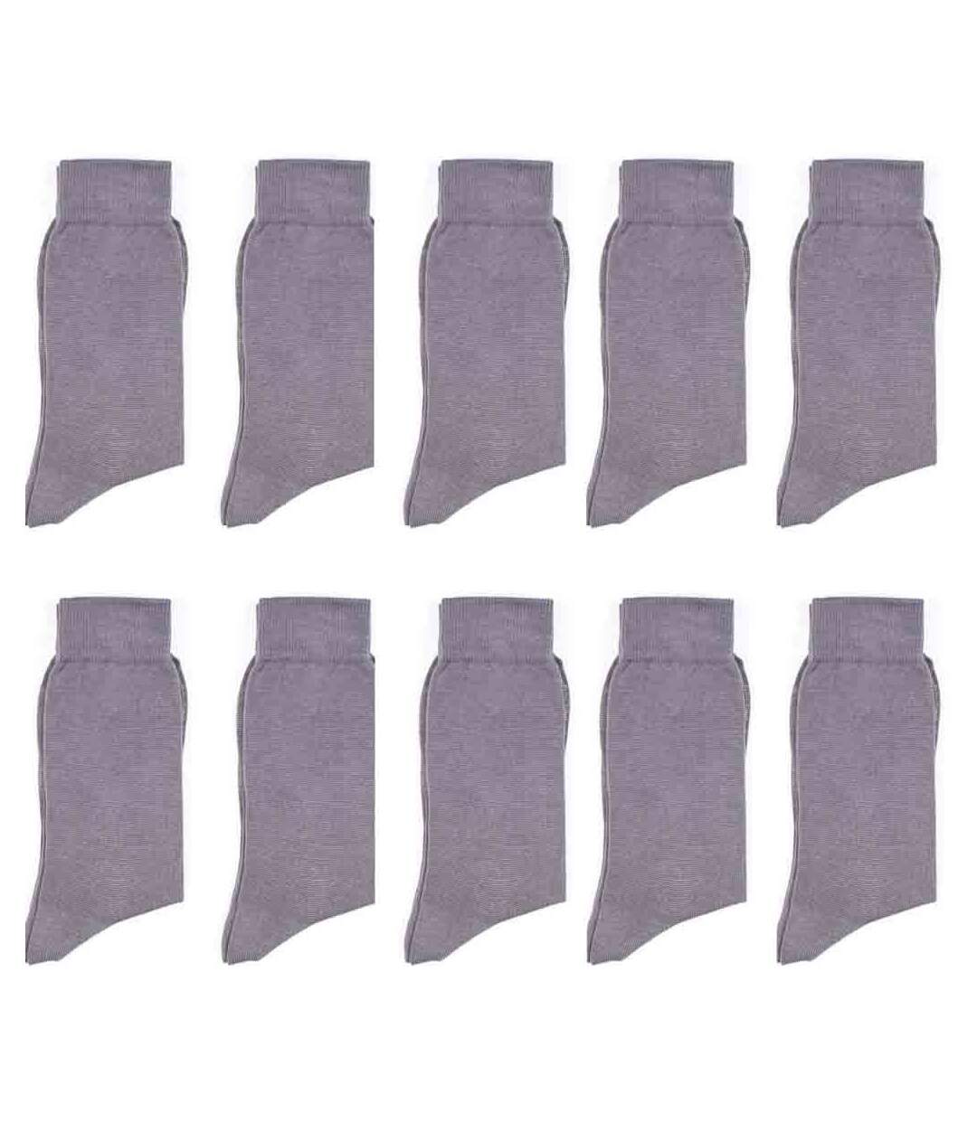 Lot de 10 paires Chaussettes 100% pur fil d'Ecosse