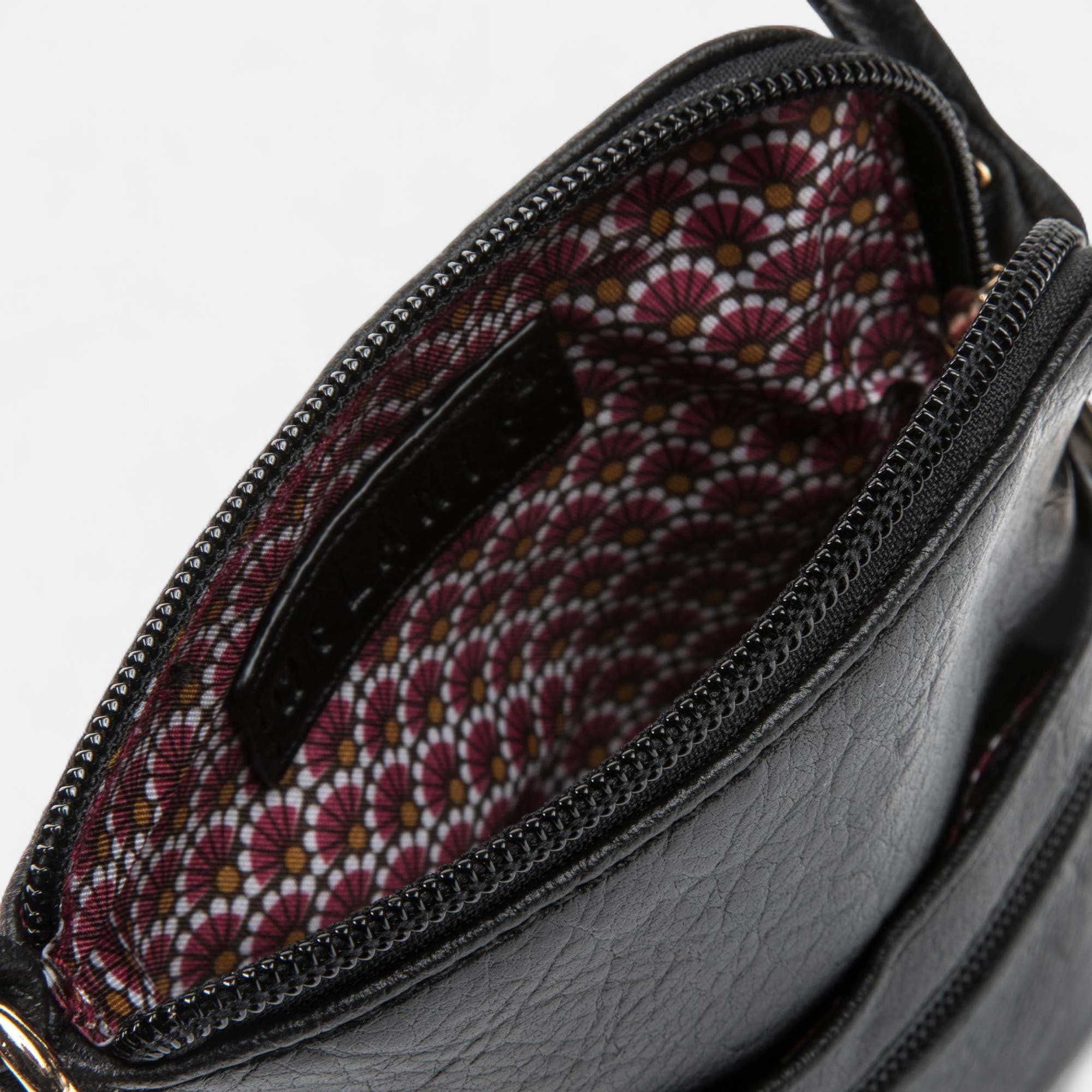 Pochette pour téléphone noir