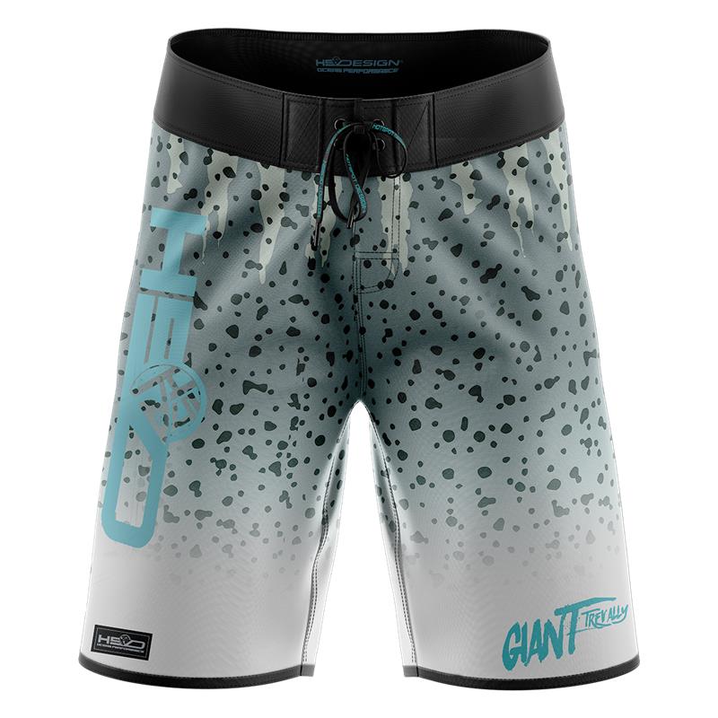 Short Homme Hot Spot Design Ocean Performance Giant Trevally - Gris