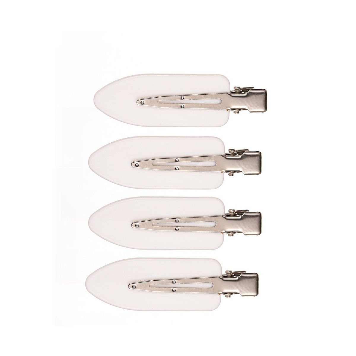 4 stk No Crease Hair Clips Hvit
