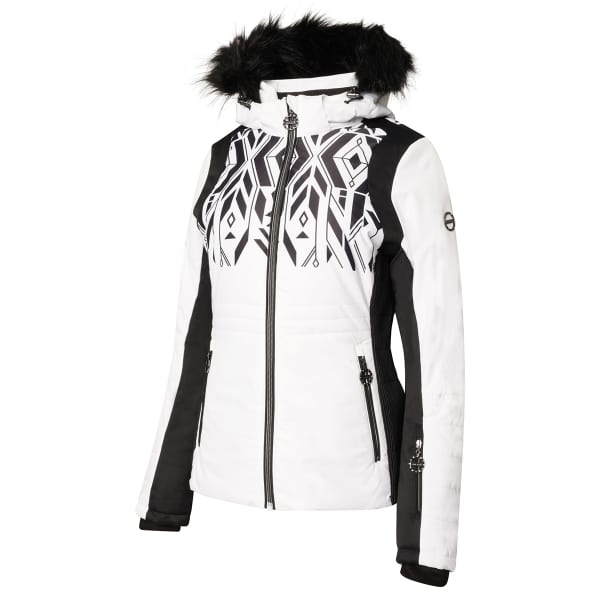 Veste de ski DARE 2B PRESTIGE II JKT WHIT/BLKMONO