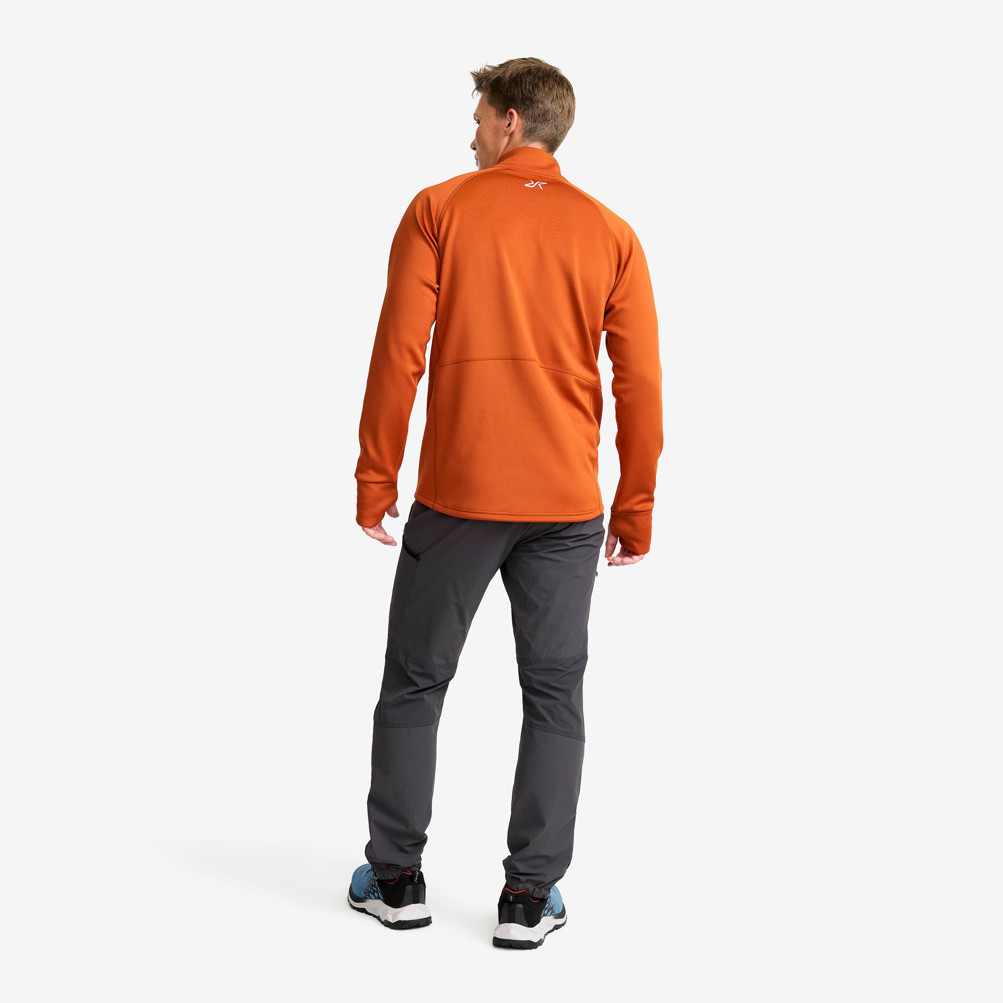 Evolution Half-zip Stretch Fleece Herre Terracotta Brown