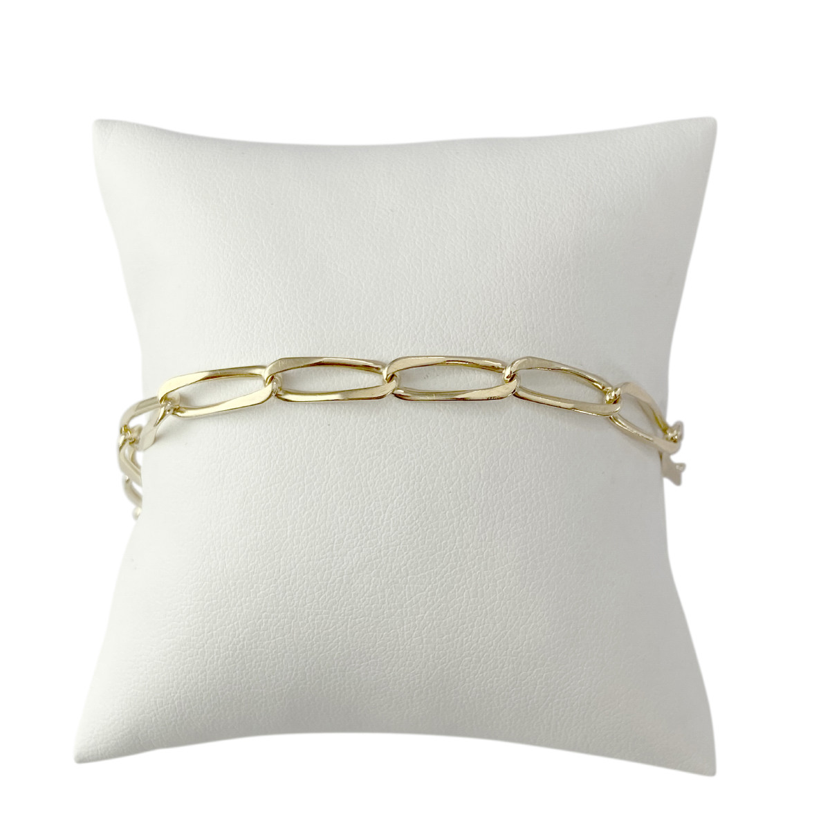 Bracelet d'occasion or 750 jaune maille cheval 24 cm