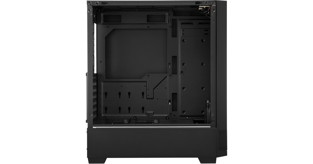 SharkoonRGB FLOW midi tower behuizing  (Zwart | 3x USB-A | RGB | Tempered Glass)