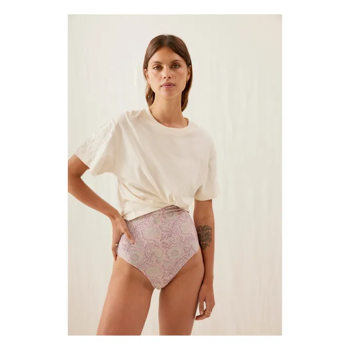 Louise Misha T-shirt Laurie Coton Bio - Collection Femme | Crème