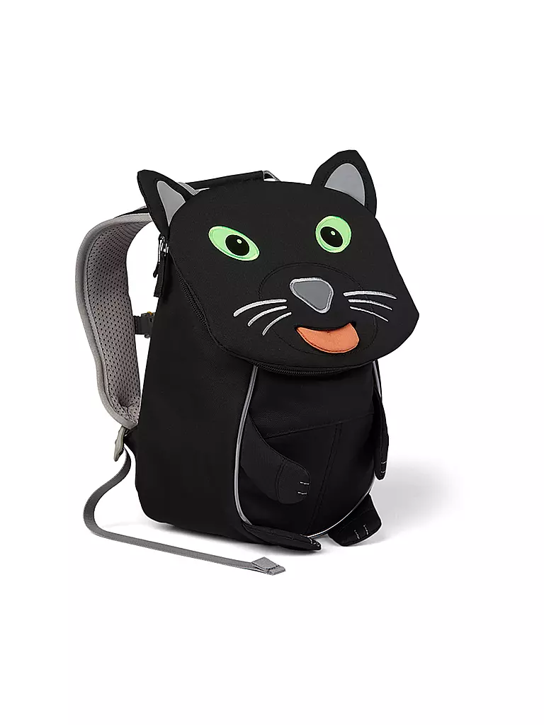 AFFENZAHN Kinder Rucksack Kleine Freunde - Panther schwarz