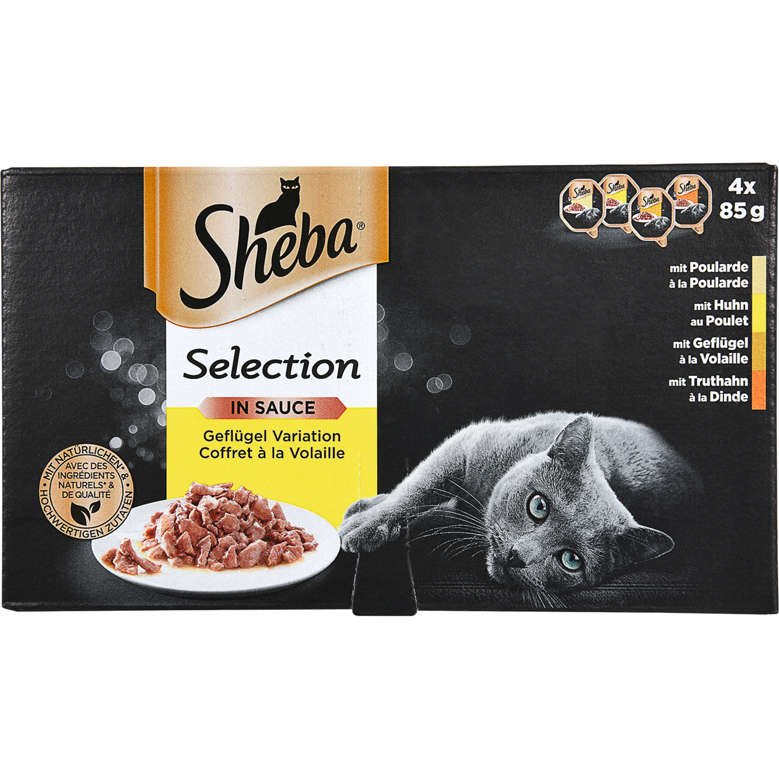 Sheba Selec Schale 4x85g in Sauce/Gefl