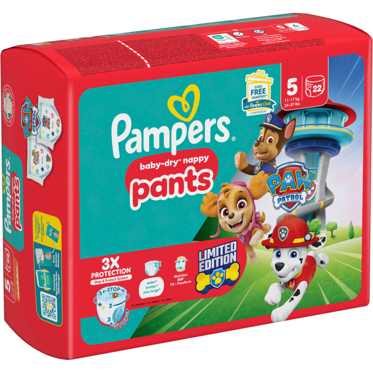 Pampers Baby Dry Gr.5 Junior 11-17kg Paw Patrol