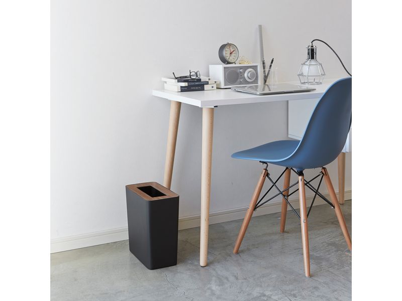 Yamazaki Papierkorb RIN 10 l, Schwarz Mülleimer