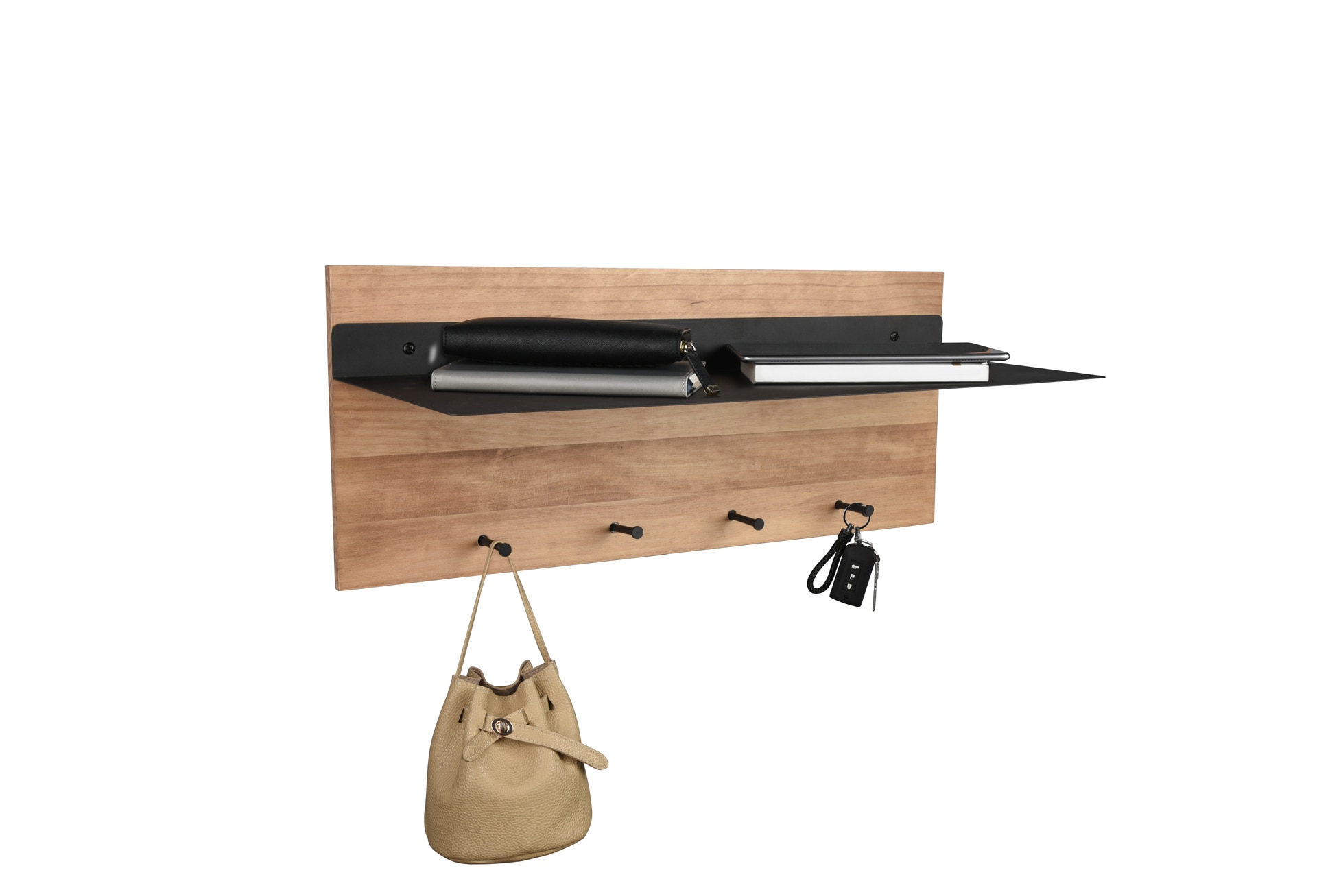 Wandgarderobe SAMANTHA 75x30 cm braun