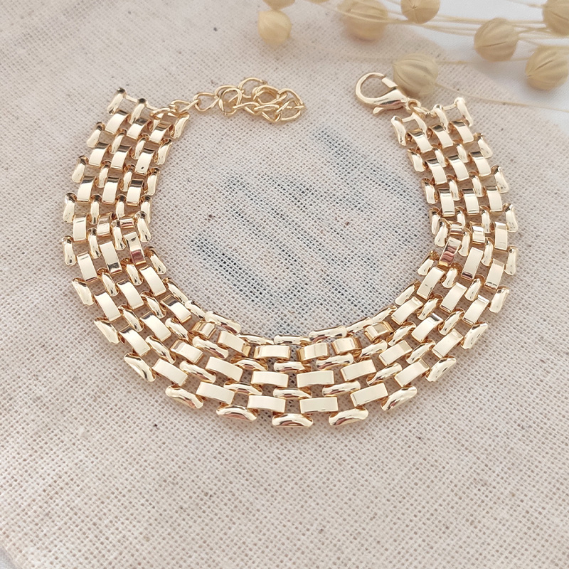 Bracelet - Laiton plaqué or