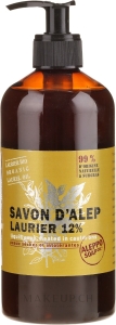 TADE Aleppo-Flüssigseife 12 % Lorbeer, 1 Liter