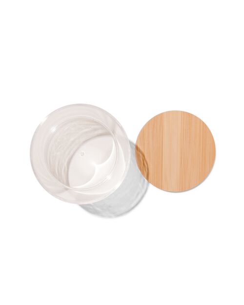 organiseur rond transparent avec couvercle Ø8.7x10.6