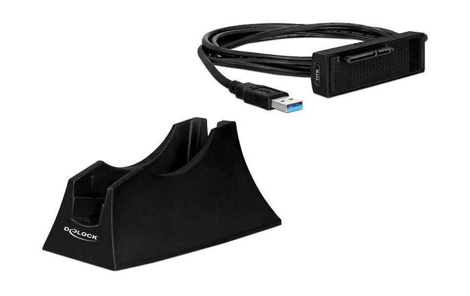 Dockingsstation für 1x SATA-HDD, USB 3.0Dockingstation für SATA-Festplatte, USB 3.0
