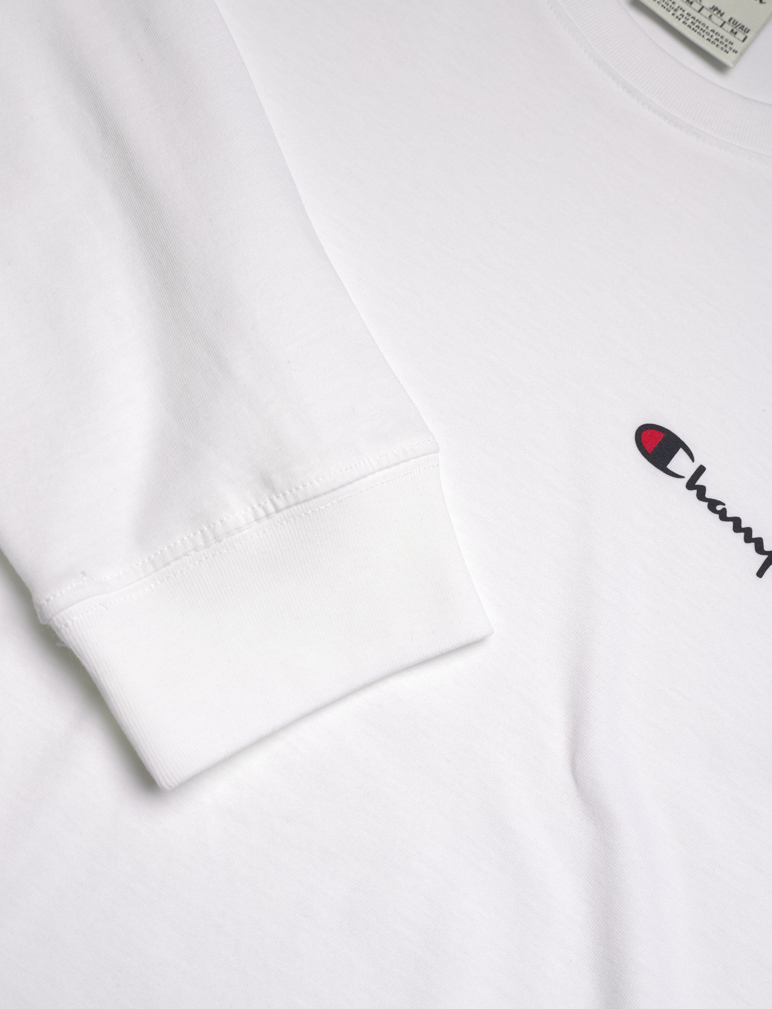 ICONS Crewneck Long Sleeve Tee Herre White