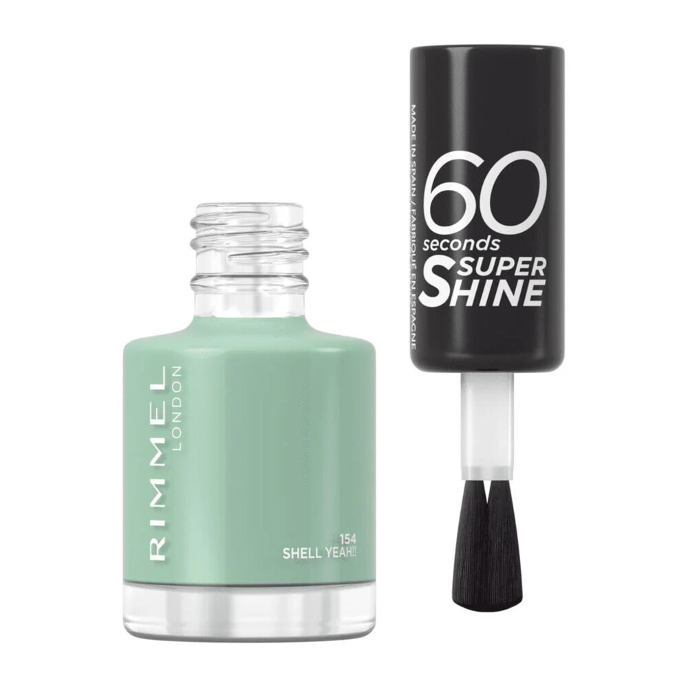 Rimmel London 60 Seconds SuperShine Nagellak 154 Shell Yeah!8 ml