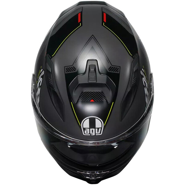 AGV - Casque K7 Kyber Gris Mat / Jaune fluo