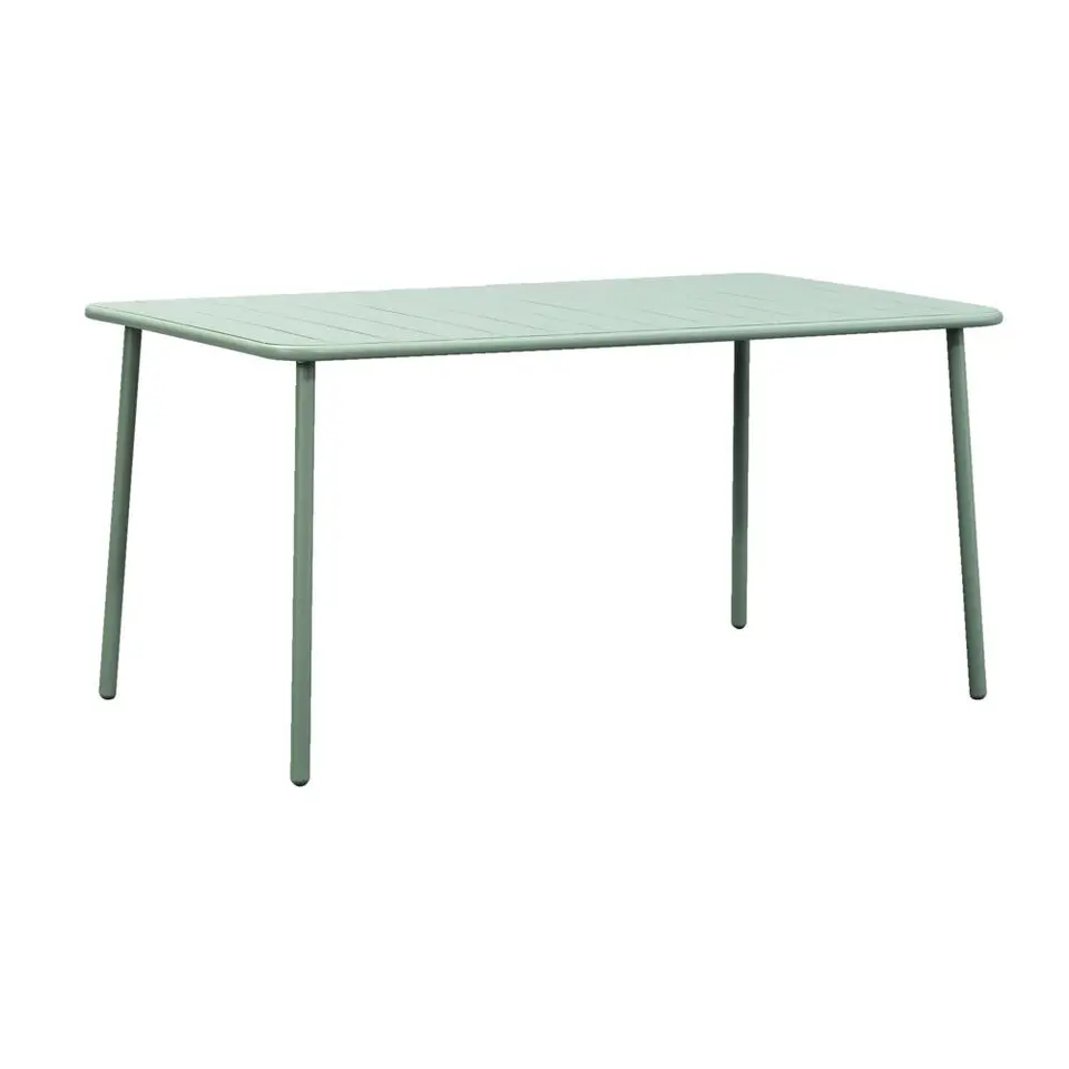 Tuintafel Vence - metaal lichtgroen - 72x150x90 cm