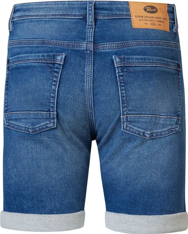Petrol Industries - Jongens Denim Short Tidalize - Lichtblauw