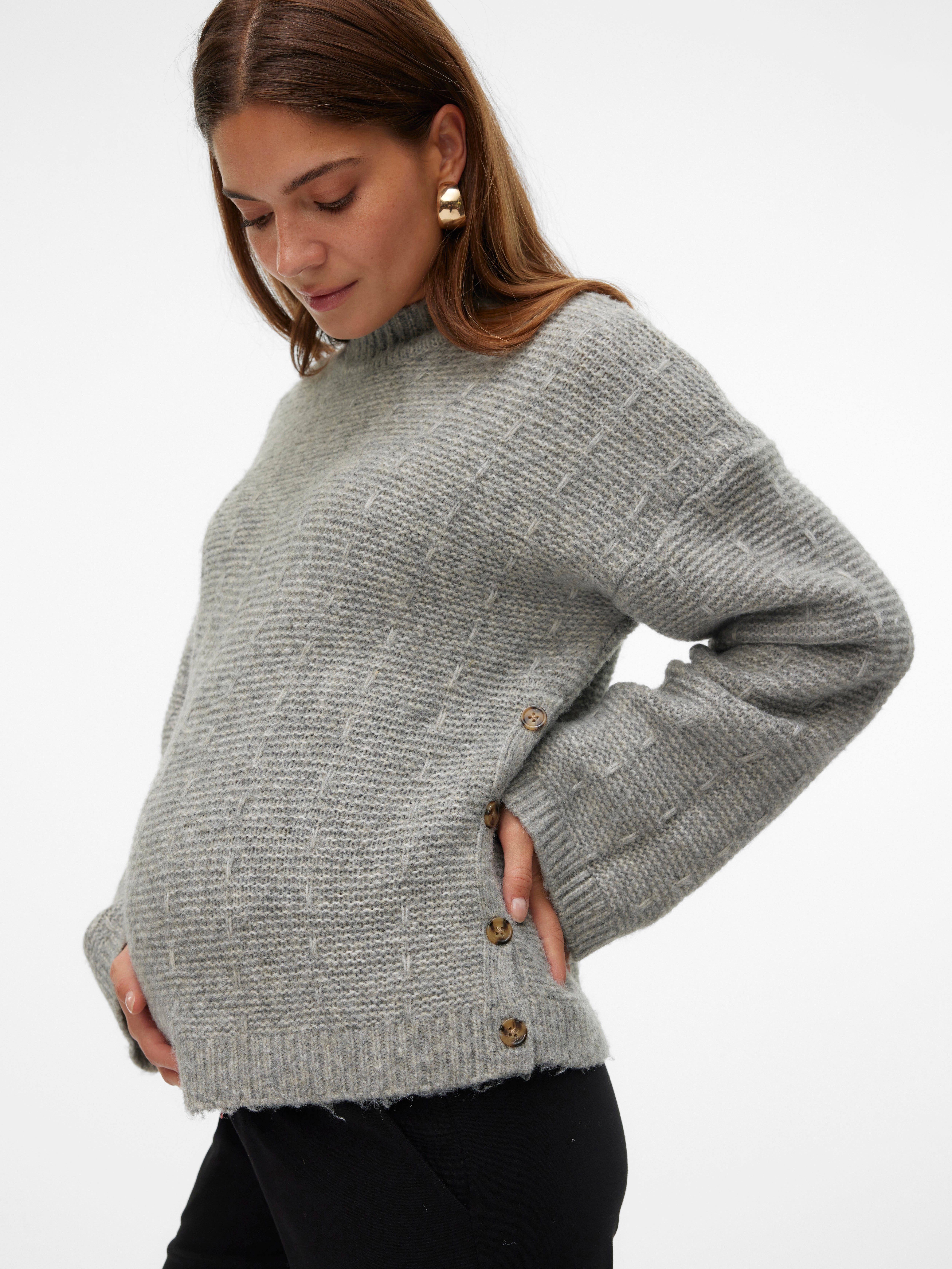 Gebreide Zwangerschaps-pullover