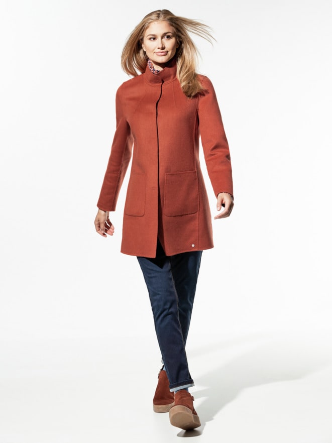 Double Face Wolljacke