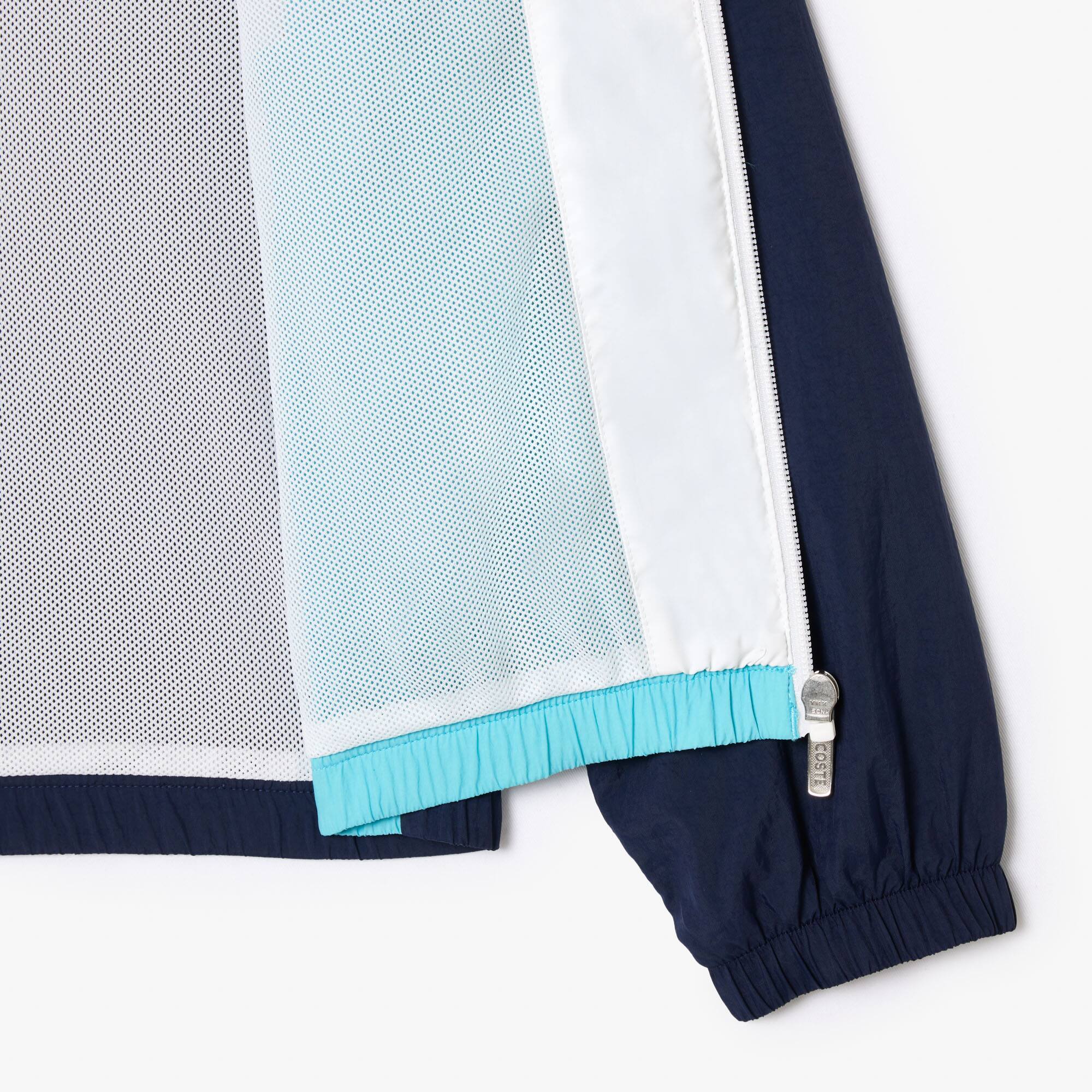 Colourblock-Jacke aus recycelten Fasern Jacken & Mäntel - Blau - Lacoste - Kinder