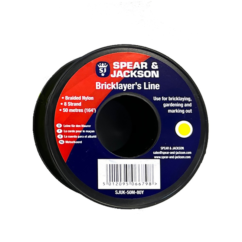 Spear & Jackson metselkoord Geel 50m